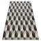 Covor sisal Flat 48624/690 Cuburi 3D, 120x170 cm