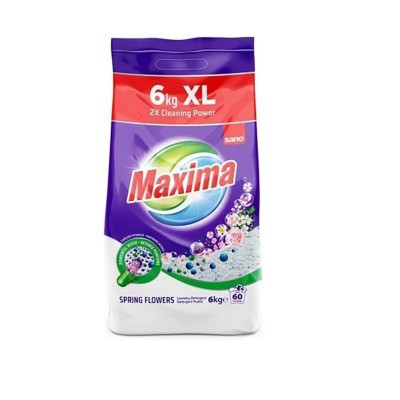 Detergent pudra Sano Maxima Spring Flowers, 6Kg foto