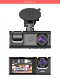 Camera Auto DVR 3-in-1 &ndash; Vizibilitate Maxima Zi si Noapte! Full HD 1080P Mod Parcare Night Vision Unghi Ultra-Larg 170&deg;