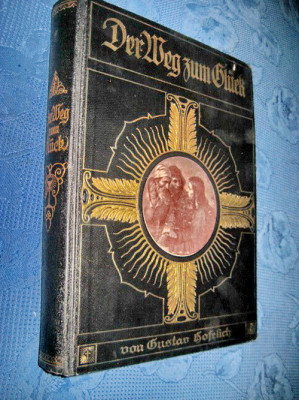 8437-Der Weg zum Gluck-Drumul catre fericire-carte vintage religioasa. foto