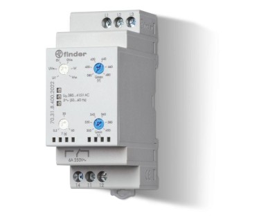 Releu monitorizare tensiune trifazic 6A succesiune faze Finder 703184002022 foto