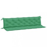 Cumpara ieftin Perne banca de gradina 2buc., verde,200x50x7cm, tesatura oxford