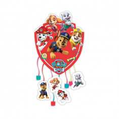 Pinata petrecere cu corzi, model Paw Patrol Ready For Action, 20 x 32 x 14 cm