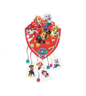 Pinata petrecere cu corzi, model Paw Patrol Ready For Action, 20 x 32 x 14 cm foto