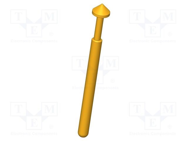 Ac de testare INGUN 8A CuBe cu v&acirc;rf conic ascuțit și abatere arc 4,4mm