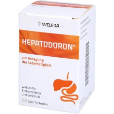 Supliment alimentar Weleda Hepatodoron pentru funcția hepatică, 200 tablete