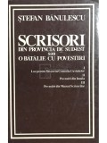 Ștefan Bănulescu - Scrisori din provincia de sud-est sau o bătălie cu povestiri (editia 1994)