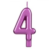 Lum&acirc;nare Petrecere, Metalizat, Culoare Fucsia, Număr 4