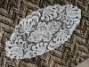 Mileu Oval Vintage Dantela Fină 46x22cm, Tapiserie Dantelă, Mileuri Dantelă