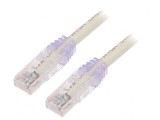 Patch Cord TX6A 10Gig U/UTP Alb 2m 24AWG