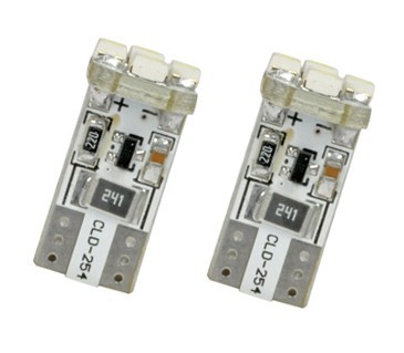Set 2 becuri auto Vecta 12V T10 W2.1x9.5d 5W cu 4 leduri SMD 3528SMD Canbus , fara eroare in bord , alb AutoDrive ProParts foto