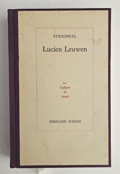 Stendhal, Lucien Leuwen, 1950