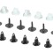 Set suruburi fixare scut bara fata Ford Edge 2014-; Escape 2016-2020; Focus 3, 2010-2018; Focus 2018-, Kuga, 2013-2016; C-Max, 11.2010-12.2014, pentr