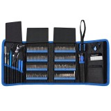 Cumpara ieftin Set surubelnite de precizie 142 piese, 120 biti CR-V si 22 accesorii, magnetice, maner ergonomic, extensie flexibila, pentru telefoane, laptopuri si e