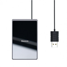 Incarcator Wireless iPhone Samsung Huawei LG BASEUS Negru foto