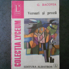 G. BACOVIA - VERSURI SI PROZA