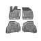 Set covorase auto AUDI A1 (8X), 04.2010-01.2015,negru, elastomer