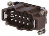 Conector HDC Tată 180&deg;C 10 PE 16A 500V