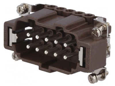 Conector HDC Tată 180&amp;deg;C 10 PE 16A 500V foto