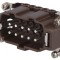 Conector HDC Tată 180&deg;C 10 PE 16A 500V