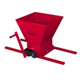Zdrobitor manual pentru struguri Tatta, 20 l, 300 kg/h, cuva inox, Rosu