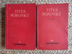 Setea - Titus Popovici - 2 vol. - bpt - 1961