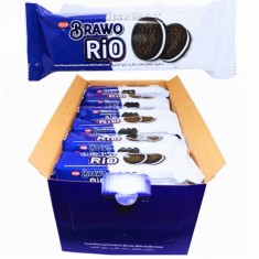 Cutie 24x55g Biscuiti de cacao si crema vanilie Brawo Rio MGR6157 foto