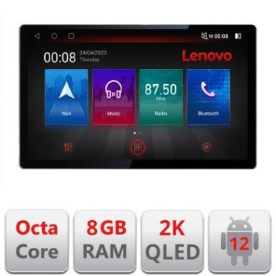 Navigatie dedicata Lenovo Honda FR-V 2004-2009 Ecran 2K QLED 13&amp;quot;,Octacore,8Gb RAM,128Gb Hdd,4G,360,DSP,Carplay,Bluetooth CarStore Technology foto
