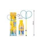 Set pentru baloane de sapun, inel de facut baloane si solutie 400 ml