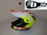 Cumpara ieftin Casca Moto Atv Cross Enduro Downhill + Ochelari 100% ,marimi disponibile XS,S,M si L