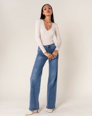 Blugi Dama Evazati Nina Carter Albastri P211-5 M8