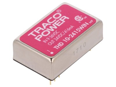 Convertor DC/DC 10W 24V 416mA DIP24 foto