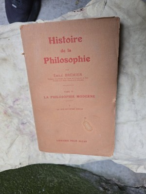 Histoire de la Philosophie - &amp;Eacute;mile Br&amp;eacute;hier, Tom.II foto