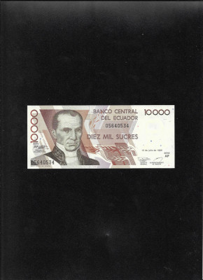 Ecuador 10000 10 000 sucres 1999 seria05640534 unc foto