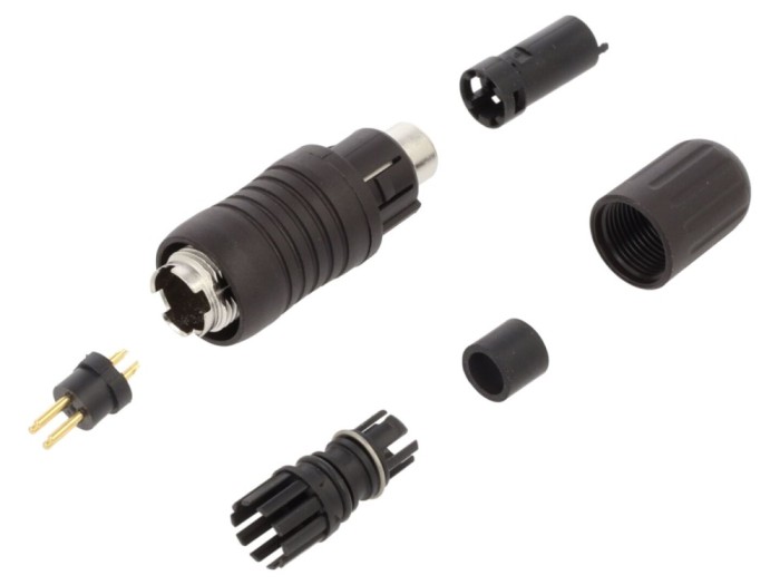 Conector circular 4 pini IP67