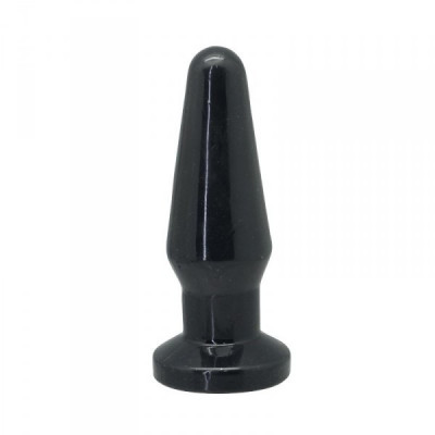 Dildo Anal Plug Negru Erotica M foto