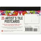 Studio Series Artist&#039;s Tile Postcards (25 Acid-Free White Postcards)