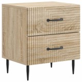 vidaXL Dulap de noapte cu sertar Stejar Sonoma 43 x 34,5 x 47,5 cm 894759