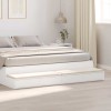 VidaXL Sertare pentru pat Alb 200 x 36.5 x 16.5 cm Lemn compozit 866915