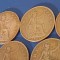 Lot 12 monede One 1 penny diferite ca an, UK, (poze) [12A]. Discount conform descriere [10 - 20 %. Vezi descrierea.].