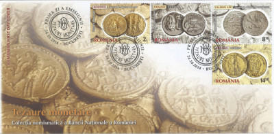 Romania, LP 2043/2014, Colectia numismatica A BNR, Tezaure monetare, FDC foto