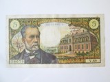 Franta 5 Francs 1969 Louis Pasteur,bancnota din imagini in stare foarte buna la cel mai mic pret