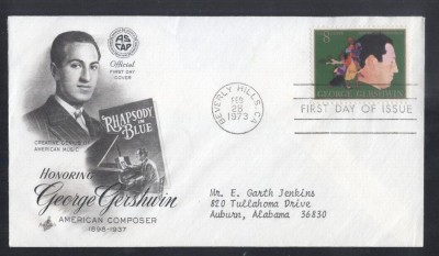United States 1973 George Gershwin FDC K.690 foto
