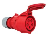 Priza trifazica mobila pe cablu 5 poli 32A 3P+N+E 6h CEE 380V IP44, METE