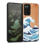 Husa Kwmobile pentru Xiaomi Redmi Note 11 Pro Plus 5G, Lemn, Multicolor, 58100.03, Carcasa