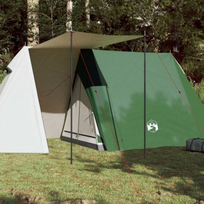 Gossi cort de camping pentru 3 persoane, verde, impermeabil foto