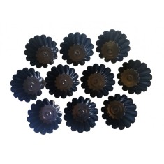 Forma pentru Savarine, Set 10 cavitati, Negru, 10 cm, 400COF