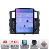 Navigatie Mitsubishi Pajero K-452 ecran tip TESLA 9.7&quot; cu Android Radio Bluetooth Internet GPS WIFI 2+32 DSP Quad Core CarStore Technology