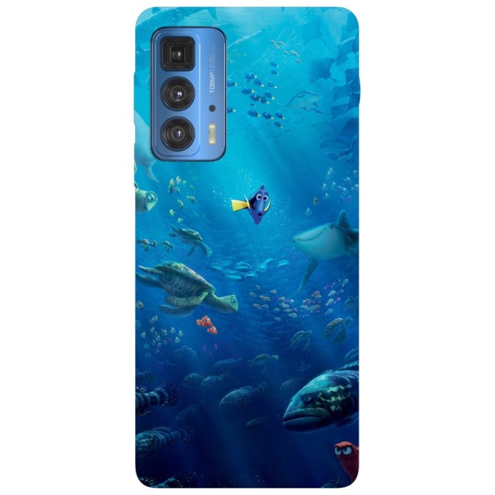 Husa compatibila cu Motorola Edge 20 model Finding Nemo, Silicon, TPU, Viceversa