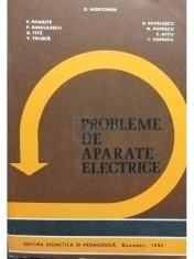 G. Hortopan - Probleme de aparate electrice (Editia: 1982) foto